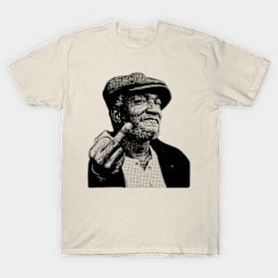 Redd Foxx  - Middle Finger Vintage Halftone T-Shirt